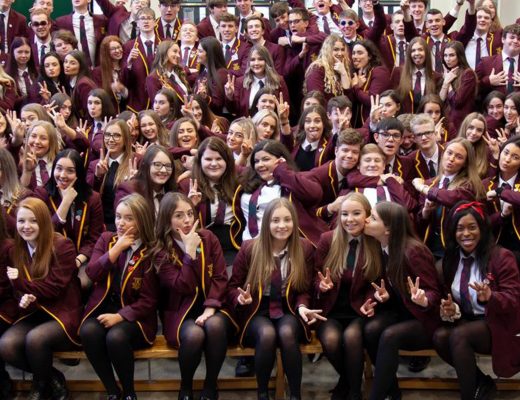 Group photo of S6 pupils from 2020