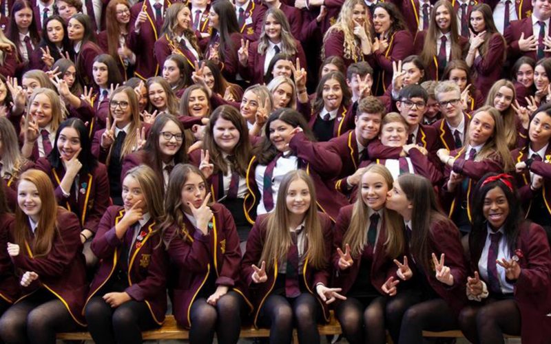 Group photo of S6 pupils from 2020